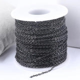 Stainless Steel Link Chains for Jewelry Making 10 Meters