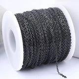 Stainless Steel Link Chains for Jewelry Making 10 Meters