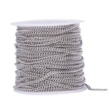 10 Meters Silver Open Necklace for Jewelry Making