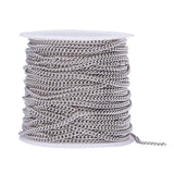 10 Meters Silver Open Necklace for Jewelry Making