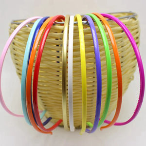 10 Bubblegum Thin Hair band Headband With Teeth