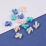 Pink Opal Cactus Charm Necklace Bracelet Southwestern Jewelry