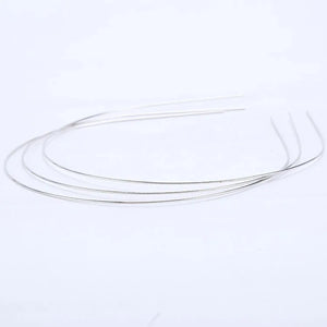 10 PCS 1.2mm 1.5mm Steel Hair Band Base for DIY Jewelry Making