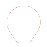 10 PCS 1.2mm 1.5mm Steel Hair Band Base for DIY Jewelry Making