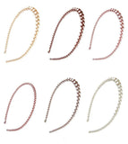 10 PCS 1.2mm 1.5mm Steel Hair Band Base for DIY Jewelry Making