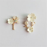 10PCS Metal Alloy Pearl Flowers Connectors for Jewelry Making