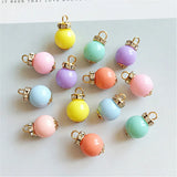 10 PCS 12*19mm Round Pendant Charm for Jewelry Making
