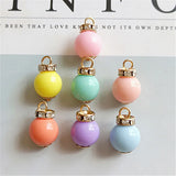 10 PCS 12*19mm Round Pendant Charm for Jewelry Making
