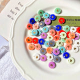 10 PCS Ceramic Heart Pendant Charms for Jewelry Making