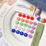 10 PCS Ceramic Heart Pendant Charms for Jewelry Making