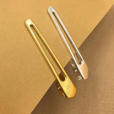 10 PCS Metal Hairgrips Hollow Hair Clip Gold/Silver Duck Clip