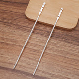 10 PCS 139mm Vintage Brass Hair Sticks Bridal Headdress DIY Accessories