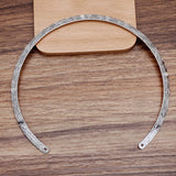 10 PCS 146mm Metal Choker Collar Neck Strap Necklace Base Settings