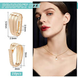 10 PCS 14K Filled Pinch Clip Bails for DIY Jewelry (2mm)