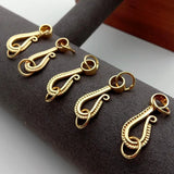 10 PCS 14K Plated Brass Lobster Clasps for DIY Jewelry Making Findings