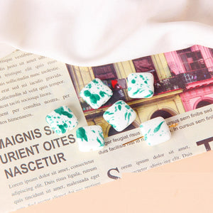 10 PCS 14mm Square Ceramic Beads Spacer Loose Bead DIY Jewelry Making