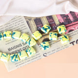 10 PCS 14mm Square Ceramic Beads Spacer Loose Bead DIY Jewelry Making