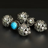 10 PCS 15mm*44mm Tibetan Antique Silver Spacer Beads Vajry Pestle Charms