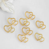 10 PCS Heart Stud Earring Settings For DIY Jewelry Making