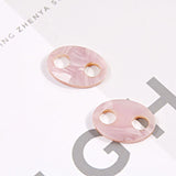 10 PCS Acrylic Oval Earrings Charms For DIY Jewelry Making