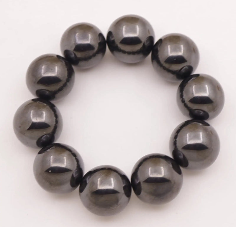 10 PCS 20mm Magnetic Hematite Round Ball Magnet Therapy Massage Healing