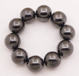 10 PCS 20mm Magnetic Hematite Round Ball Magnet Therapy Massage Healing