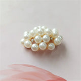 10 PCS Crystal Rhinestone Pearl Connectors Charm Findings