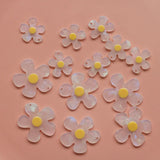 10 PCS Acrylic Flowers Pendant DIY Earrings Accessories