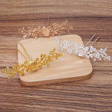 10 PCS Metal Alloy Flowers Hair Sticks Settings Hair Fork DIY Accessories