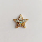 10 PCS 23*24mm Rhinestone KC Stars Pentagram DIY Jewelry Findings