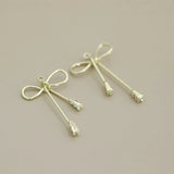 10 PCS 23x15mm KC Bowknot Pendant Charms - DIY Jewelry Making