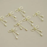 10 PCS 23x15mm KC Bowknot Pendant Charms - DIY Jewelry Making