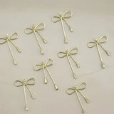 10 PCS 23x15mm KC Bowknot Pendant Charms - DIY Jewelry Making