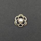 10 PCS Glaze Enamel Pearl Flowers DIY Jewelry Making