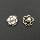 10 PCS Glaze Enamel Pearl Flowers DIY Jewelry Making