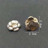 10 PCS Glaze Enamel Pearl Flowers DIY Jewelry Making
