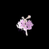10 PCS Ballerina Girl Resin Flower Headwear Earrings DIY Jewelry Making
