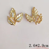 10 PCS 26*29mm Metal Alloy Leaf DIY Jewelry Accessories