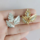 10 PCS 26*29mm Metal Alloy Leaf DIY Jewelry Accessories