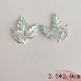 10 PCS 26*29mm Metal Alloy Leaf DIY Jewelry Accessories