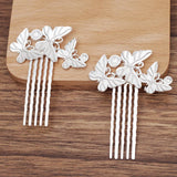 10 PCS Alloy Butterfly Hair Comb DIY Jewelry Making