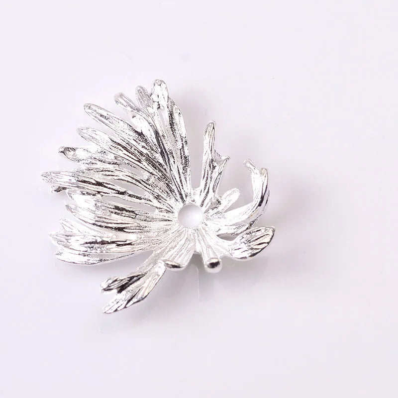 10 PCS 26MM Vintage Hollow Out Leaves DIY Jewelry Accessories