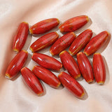 10 PCS Oval Ceramic Beads Loose Beads 3mm Hole Bead DIY Hand Accessories