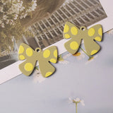 10 PCS Acrylic Bowknot Pendant Charms For Jewelry Making