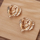 10 PCS 32*34mm Flowers Leaf Metal Alloy Accessories for Jewelry Making