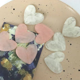 10 PCS Resin Acrylic Heart-shaped Earrings Hairpin DIY Jewelry Making Materials