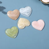 10 PCS Resin Acrylic Heart-shaped Earrings Hairpin DIY Jewelry Making Materials