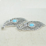 10 PCS Vintage Metal Alloy Leaf Pendant DIY Jewelry Accessories