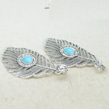 10 PCS Vintage Metal Alloy Leaf Pendant DIY Jewelry Accessories