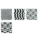 10 PCS 35x35mm Square Acrylic Earring Pendants for DIY Jewelry Making